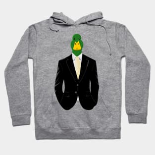 Duck in Business Suit Hoodie